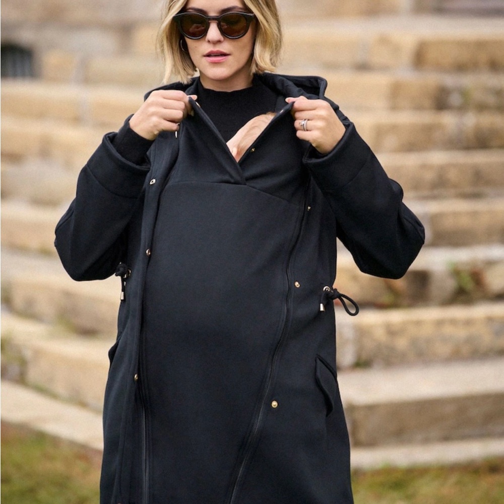 NWT Seraphine Black Maternity Jacket - Picture 2 of 7